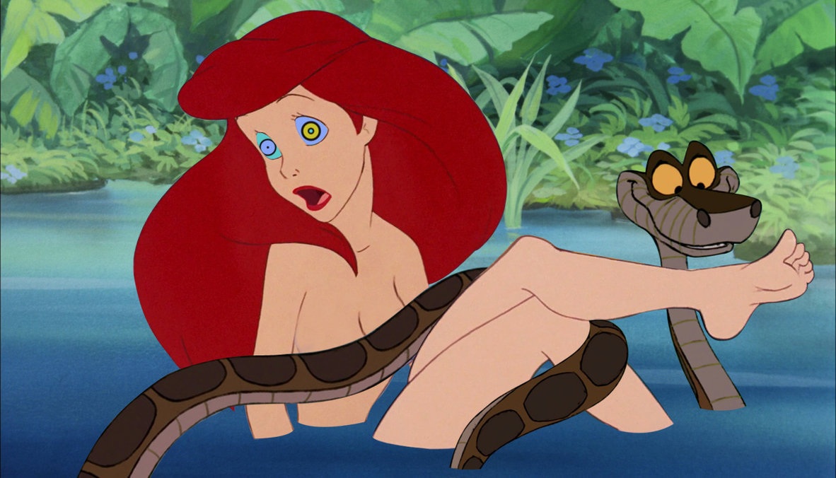 HypnoHub - ariel barefoot disney expressionless feet femsub gooman2  (manipper) hypnotic eyes kaa kaa eyes long hair manip open mouth princess  red hair snake the jungle book the little mermaid topless western |