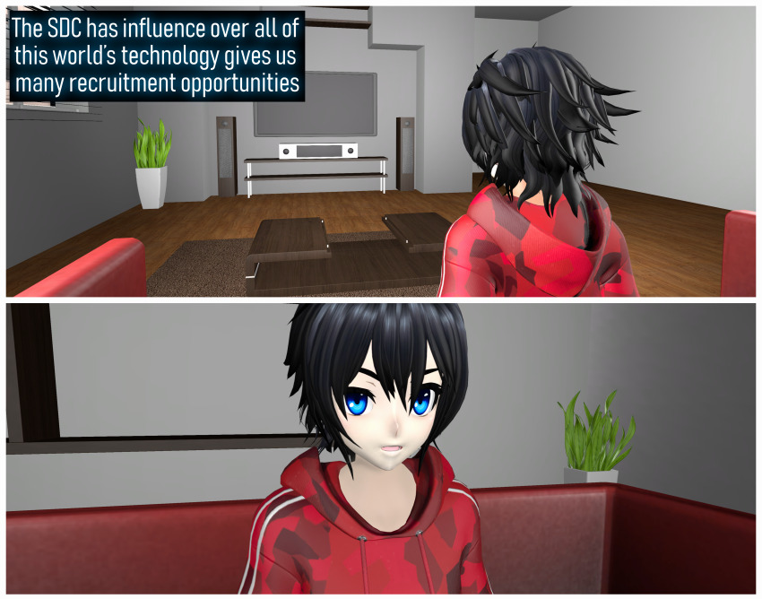 3d absurdres comic female_only ruby_rose rwby tech_control tepmarmy text