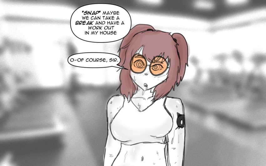 ai_art femsub gotymoment gym original rion_(gotymoment) text