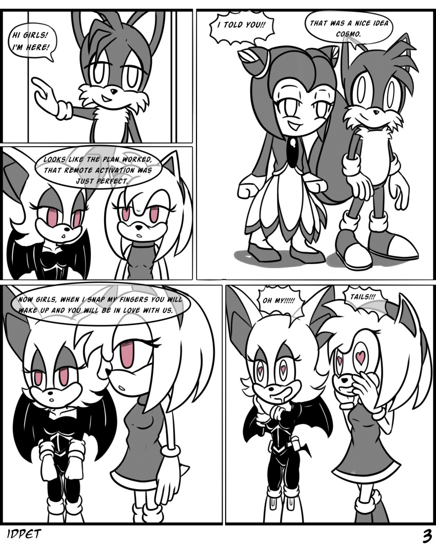 amy_rose animal_ears bat_girl bat_wings breasts comic cosmo_the_seedrian drool empty_eyes femdom femsub furry glowing_eyes happy_trance hypnotized_hypnotist idpet jewelry love maledom meme miles_tails_prower monochrome pendulum rouge_the_bat sonic_the_hedgehog_(series) tail text turning_the_tables wings