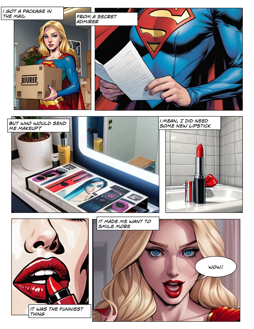 ai_art corruption dc_comics supergirl tagme text transformation