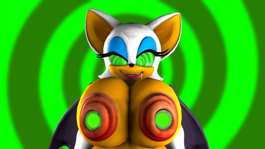 3d absurdres bat_girl bat_wings bottomless breasts cuddlycarlos female_only femsub furry happy_trance large_breasts nude open_mouth rouge_the_bat sonic_the_hedgehog_(series) spiral_eyes symbol_in_eyes tech_control topless wings