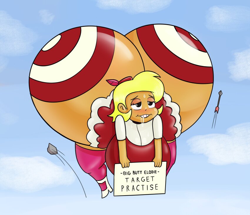 ass ass_expansion balloon drool elodie_(ok_ko) femsub floating happy_trance inflation ok_k.o.!_let's_be_heroes