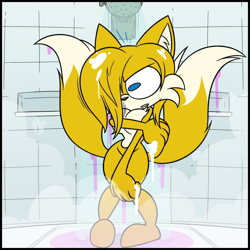 fox_girl frost-locke furry miles_tails_prower open_mouth sonic_the_hedgehog_(series) transformation
