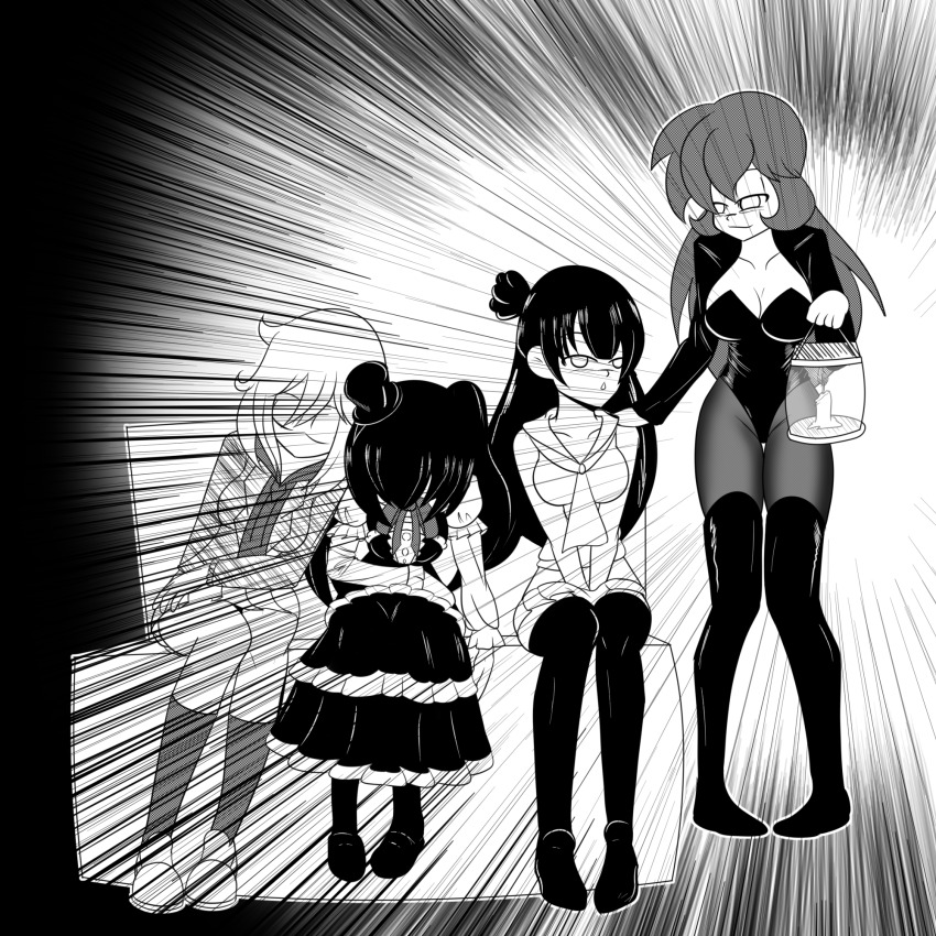 candle character_request femdom femsub idpet jade_(idpet) love_live! monochrome original stage_hypnosis