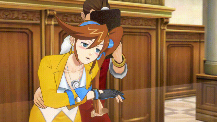 3d ace_attorney ahegao amateurthrowaway animated animated_gif apollo_justice athena_cykes black_hair blonde_hair blush bottomless breasts brown_hair capcom cleavage clothed dazed doggy_style drool earrings ema_skye empty_eyes expressionless femdom femsub glowing hair_ribbon hairjob handjob hat hypnotic_accessory jewelry klavier_gavin large_breasts long_hair magician maledom maya_fey multiple_girls multiple_subs open_mouth orange_hair pendulum penis ponytail public_use ribbon sex short_hair skirt source_filmmaker spanking spiral standing tech_control text tongue tongue_out trucy_wright visor