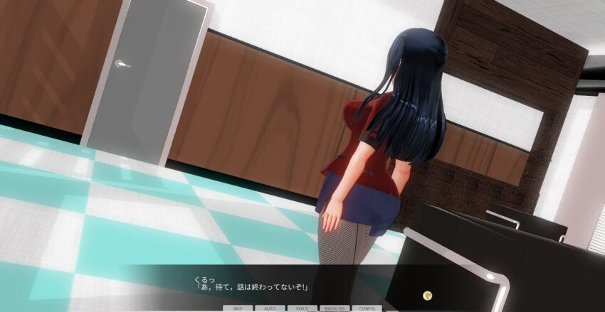 3d ass breasts custom_maid_3d_2 dialogue femsub kamen_writer_mc large_breasts teacher text thighhighs translated