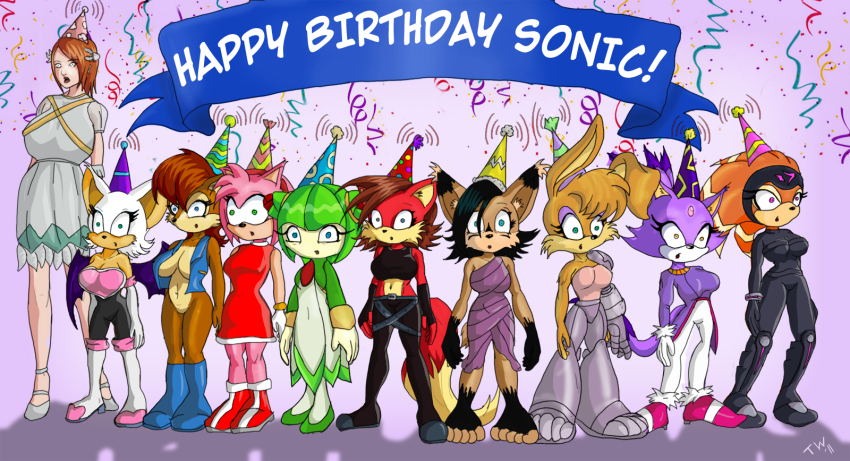 amy_rose bat_girl bat_wings birthday blaze_the_cat bunnie_rabbot bunny_girl cat_girl cosmo_the_seedrian echidna_girl empty_eyes expressionless female_only femsub fiona_fox fox_girl furry harem hedgehog_girl hypnotic_accessory lynx_girl multiple_girls nicole_the_lynx princess_elise prosthetic_limb rouge_the_bat sally_acorn shade_the_echidna shrunken_irises sonic_the_hedgehog_(series) squirrel_girl standing standing_at_attention tech_control text traditional trishbot