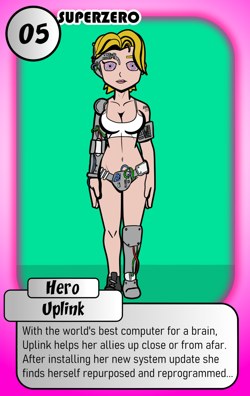 card chastity dronification femsub isankura original robot_girl standing_at_attention tech_control uplink_(isankura)