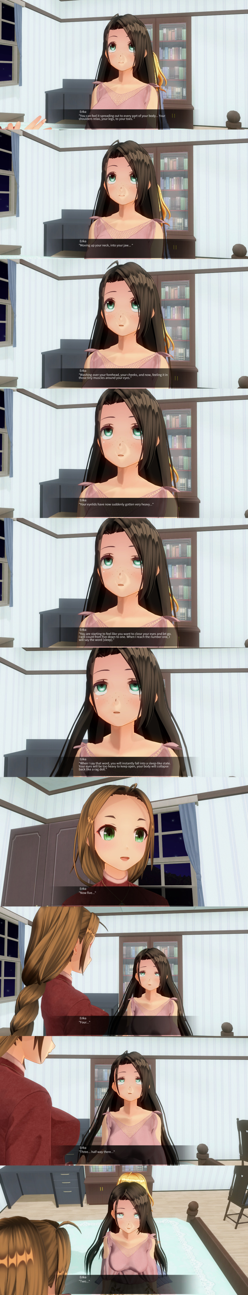 3d absurdres champloo912 comic custom_maid_3d_2 dialogue eye_roll female_only femsub text