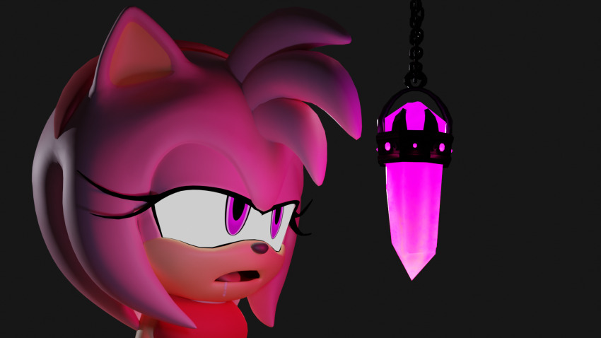 3d amy_rose clothed crystal dazed drool femsub furry hedgehog_girl hornydude4real open_mouth pink_eyes pink_hair short_hair sonic_the_hedgehog_(series)