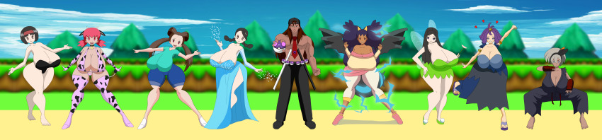 a_goofy_movie absurdres acerola_(pokemon) ass barefoot bea_(pokemon) bell_collar breasts candice cleavage collar cow_girl cow_print cowbell dark_skin disney electricity empty_eyes erika_(pokemon) fairy feet femsub frozen happy_trance henry_d._damien_(shadowprince50) horns huge_breasts iris large_ass large_breasts maledom multiple_girls nintendo original peter_pan_(movie) pokeball pokemon pokemon_black_and_white pokemon_diamond_pearl_and_platinum pokemon_gold_silver_and_crystal pokemon_red_green_blue_and_yellow pokemon_sun_and_moon pokemon_sword_and_shield pokemon_x_and_y princess queen_elsa roxanne roxanne_(goof_troop) short_hair smile tinkerbell twintails valerie_(pokemon) whitney wings winxtang
