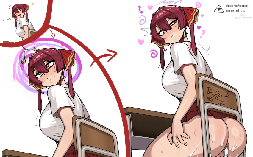 before_and_after cum donburikazoku femsub heterochromia hololive manip marine_houshou missfortunedoom_(manipper) pendulum red_hair spiral spiral_eyes symbol_in_eyes tagme virtual_youtuber