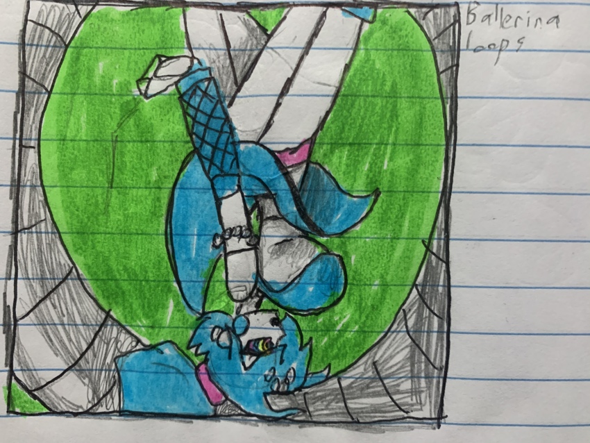 ballerina ballora blue_hair female_only femsub five_nights_at_freddy's five_nights_at_freddy's:_sister_location kaa_eyes ponytail powerupbonnie robot robot_girl traditional