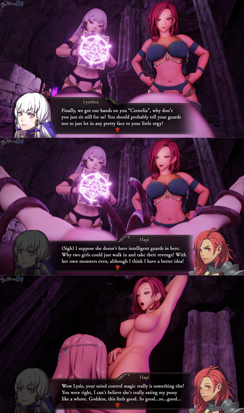 cornelia_(fire_emblem) dochaunt female_only femdom femsub fire_emblem fire_emblem_three_houses hapi lysithea_von_ordelia nintendo tagme text