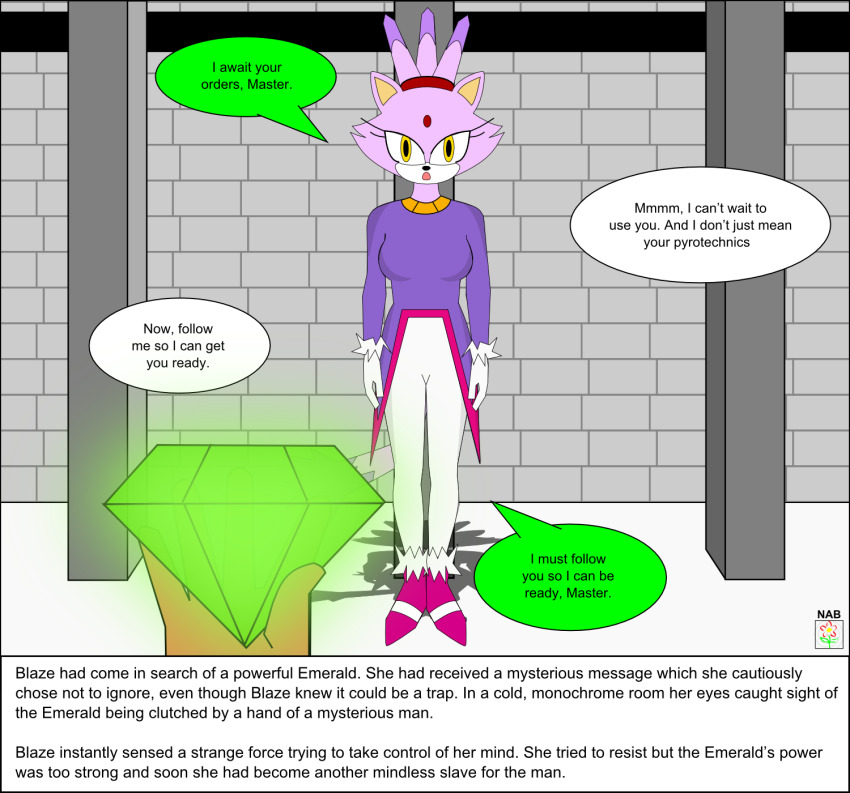 blaze_the_cat cat_girl empty_eyes femsub furry nabs001 open_mouth sonic_the_hedgehog_(series) standing standing_at_attention text