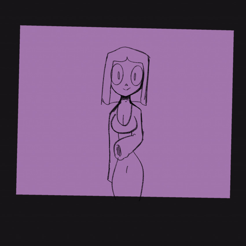 animated animated_gif breasts femdom femsub grace's_neighbor_(upndown) grace_(upndown) humor open_mouth original text upndown