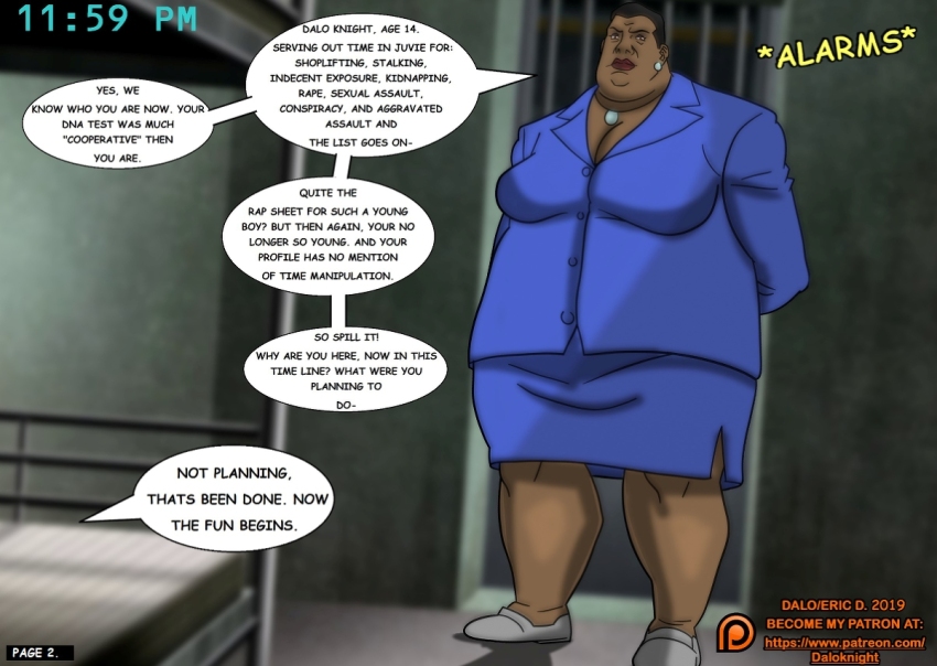 amanda_waller bbw chubby clothed dalo_knight dc_comics dialogue text