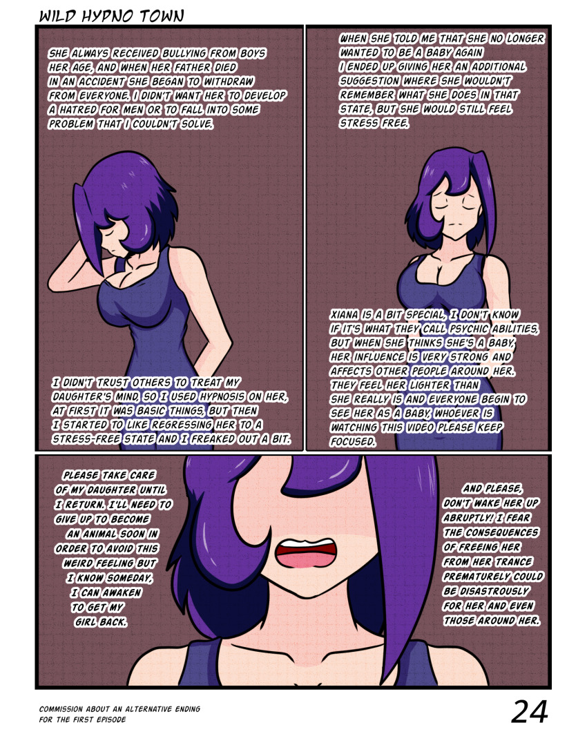 age_regression bottomless breasts comic diaper femsub gallie_(niceguy) idpet lei_(idpet) nude open_mouth original pussy red_eyes red_hair rena_(niceguy) text topless xiana_(niceguy)