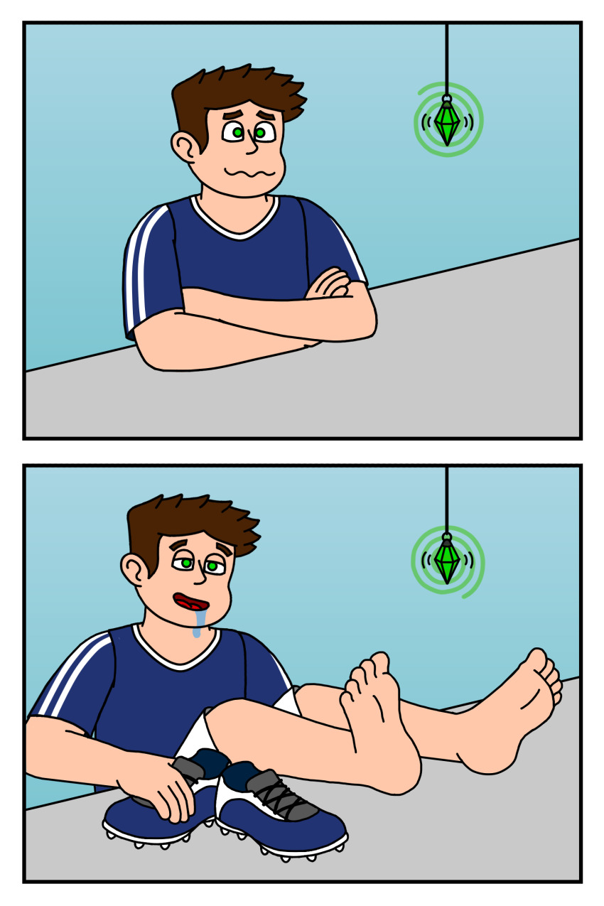 comic feet happy_trance hypnotic_accessory hypnotic_eyes javierdraft09 male_only malesub pendulum