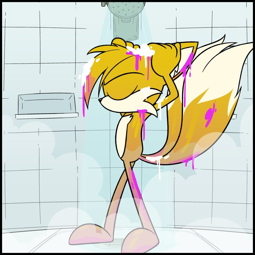 absurdres blonde_hair fox_boy frost-locke furry miles_tails_prower sonic_the_hedgehog_(series) transformation