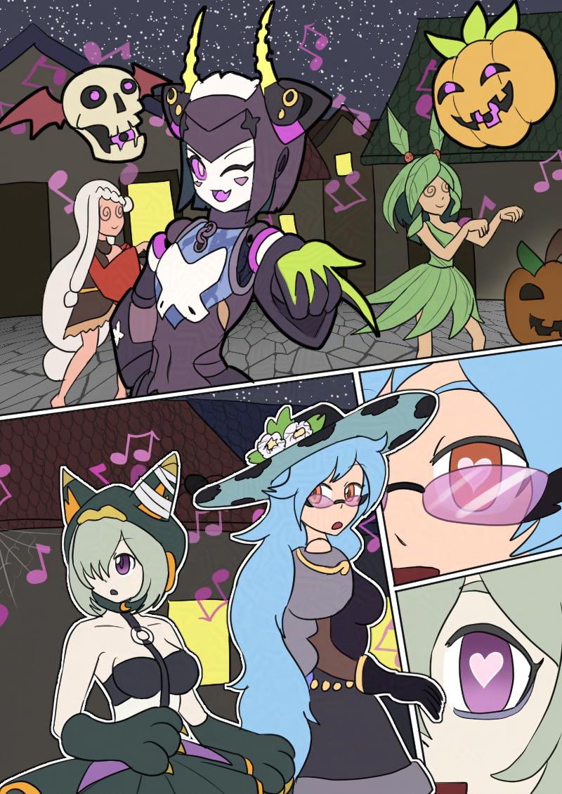 challua_(world_flipper) dia_(world_flipper) falsche_(world_flipper) female_only femsub hidelgarde_(world_flipper) hypnotic_music hypnotized_hypnotist mass_hypnosis multiple_girls multiple_subs mythkaz samantha_(world_flipper) tagme world_flipper