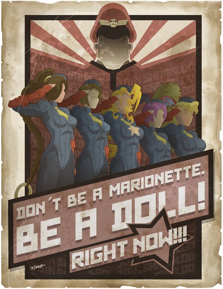 alternate_costume artofdpi blonde_hair breasts brown_hair capcom character_request corruption darkstalkers english_text femsub harem hat lilith_aensland long_hair m._bison maki_genryusai no_eyes pink_hair ponytail power_stone rouge_(power_stone) saluting shadaloo_dolls short_hair street_fighter text tiffany_lords wings