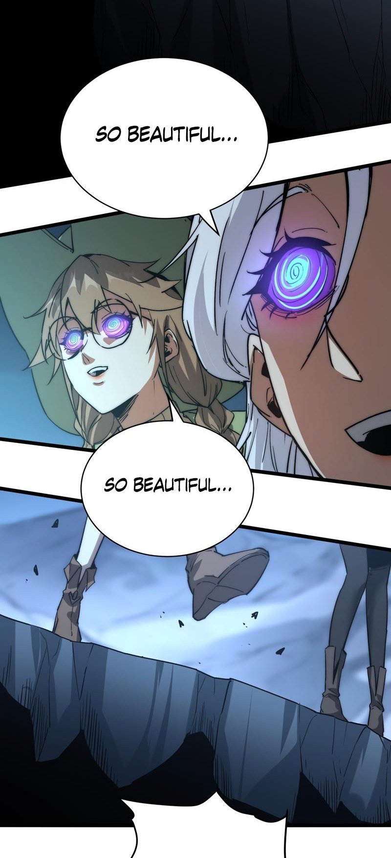 artist_request character_request color devil_summoner_i_am_the_abyss_lord femsub glasses glowing_eyes happy_trance long_hair official official_art screenshot tagme translated