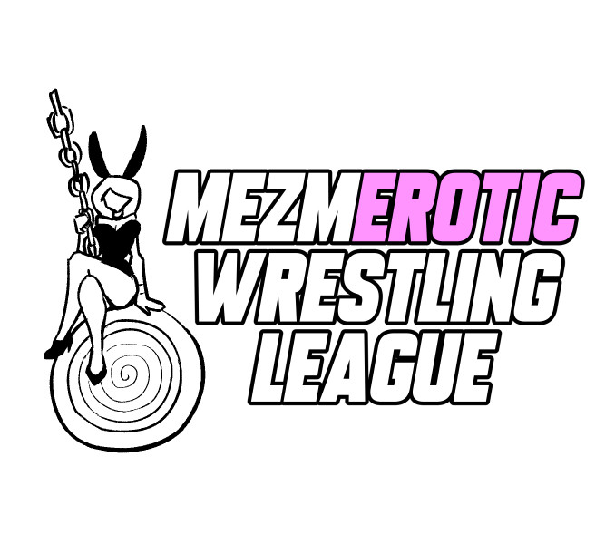 bare_legs breasts bunny_ears bunny_girl bunnysuit chains cleavage comic crossed_legs english_text faceless fake_animal_ears high_heels large_breasts legs leotard majinsfw original pendulum short_hair simple_background sitting source_request spiral text tight_clothing white_background wrestling wrist_band