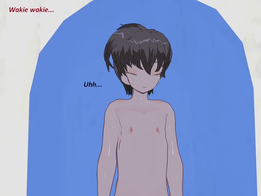 3d convenient_censoring flamekin grey_hair male_only nude short_hair stasis_tank text