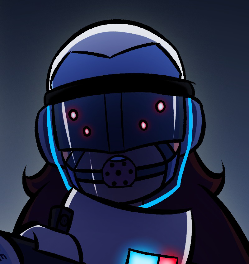 ball_gag brown_hair drone femsub gag helmet long_hair nseven original tech_control visor