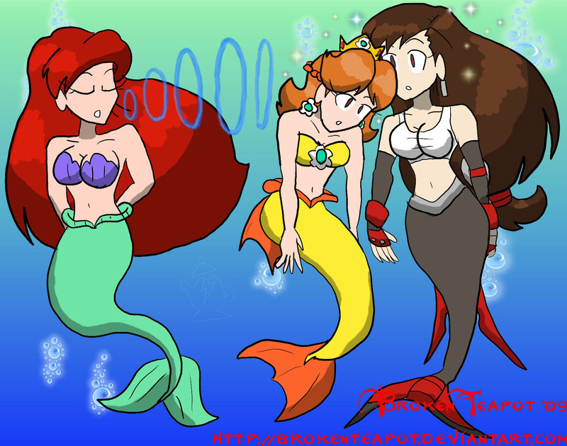 ariel breasts brokenteapot brown_hair crown disney empty_eyes female_only femdom femsub final_fantasy final_fantasy_vii fish_girl hypnotic_audio hypnotic_music hypnotic_voice jewelry large_breasts long_hair mermaid nintendo princess princess_daisy red_hair singing super_mario_bros. the_little_mermaid tifa_lockhart western