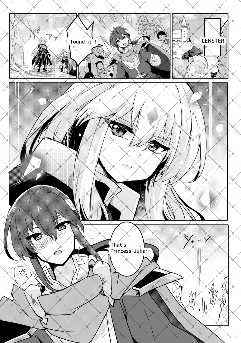 alternate_costume bandana blush brother_and_sister cape character_request corruption dialogue english_text facial_markings femsub fire_emblem fire_emblem_genealogy_of_the_holy_war gloves greyscale hard_translated heterosexual incest japanese_text julia_(fire_emblem) long_hair looking_at_viewer loptous_(fire_emblem) magic magic_circle maledom multiple_boys nintendo outdoors possession seliph_(fire_emblem) short_hair speech_bubble standing text yukia_(firstaid0)