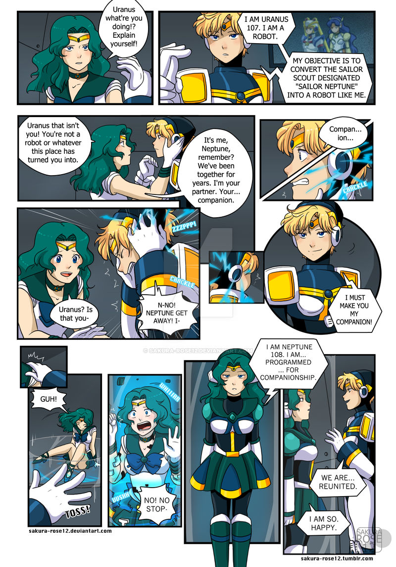 comic ikuko_tsukino resisting robotization sailor_moon sailor_moon_(series) sailor_neptune sailor_uranus sakura-12 tech_control transformation yuri