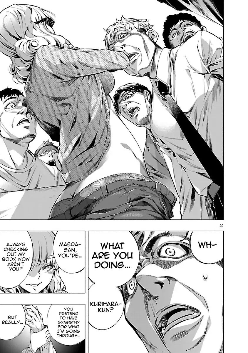 blush comic femsub greyscale himenospia multiple_boys shirt_lift short_hair smile surprised tagme underwear zipper