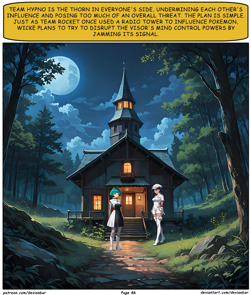 aether_foundation aether_foundation_employee ai_art black_hair blue_hair dark_skin devianbar dialogue large_breasts nintendo pokemon short_hair team_galactic team_hypno text