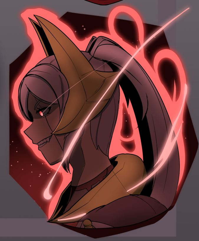 ailheim alternate_costume alternate_form aura breasts corruption evil_smile femsub fire_emblem fire_emblem_awakening fusion giratina glowing glowing_eyes grima_(fire_emblem_awakening) happy_trance horns long_hair nintendo pokemon pokemon_diamond_pearl_and_platinum possession red_eyes robin_(fire_emblem_awakening) smile white_hair