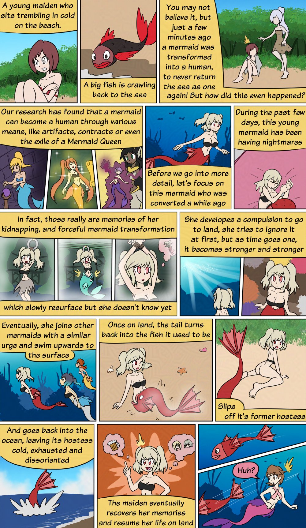 ass beach before_and_after blonde_hair blue_hair bottomless brown_hair burnice_white_(zenless_zone_zero) caesar_(zenless_zone_zero) cleavage comic confused english_text hypnotic_creature long_hair lucy_(zenless_zone_zero) memory_alteration mermaid metroid_(series) midriff multicolored_hair multiple_girls multiple_subs mythkaz navel nintendo open_mouth orange_hair pale_skin persona_(series) persona_3 ponytail princess_daisy red_eyes restrained samus_aran seashell_clothing sena_(xenoblade) short_hair speech_bubble spiral_eyes super_mario_bros. symbol_in_eyes tagme text trance_break transformation twintails xenoblade_chronicles_3 yukari_takeba zenless_zone_zero