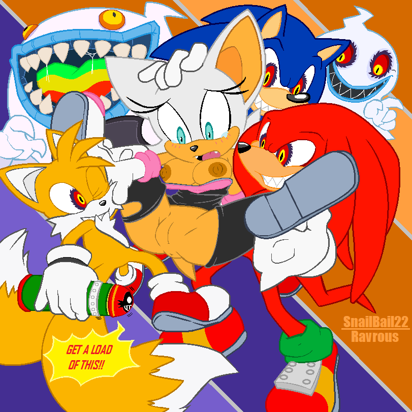 bat_girl blush boo_(sonic) breasts breasts_outside carrying dialogue echidna_boy english_text evil_smile femsub floating fox_boy fox_ears fox_tail furry ghost gloves hand_on_head happy_trance hedgehog_boy hypnotized_dom king_boom_boo knuckles_the_echidna large_breasts miles_tails_prower multicolored_eyes multiple_boys multiple_subs nipples open_mouth possession ravrous rouge_the_bat sex_toy sharp_teeth smile snailbail22 sonic_the_hedgehog sonic_the_hedgehog_(series) source_request speech_bubble sub_on_sub tail tears tongue