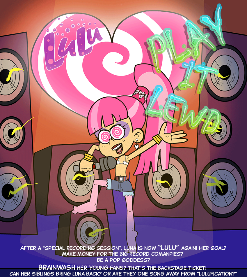 femsub hypnotic_screen long_hair loud_house luna_loud pink_hair provocatoid spiral_eyes text