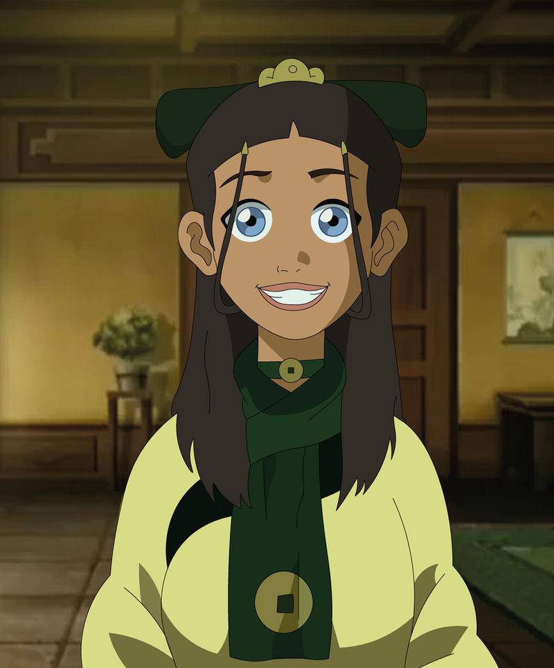 avatar_the_last_airbender femsub happy_trance joo_dee katara long_hair nickelodeon noor-99 smile