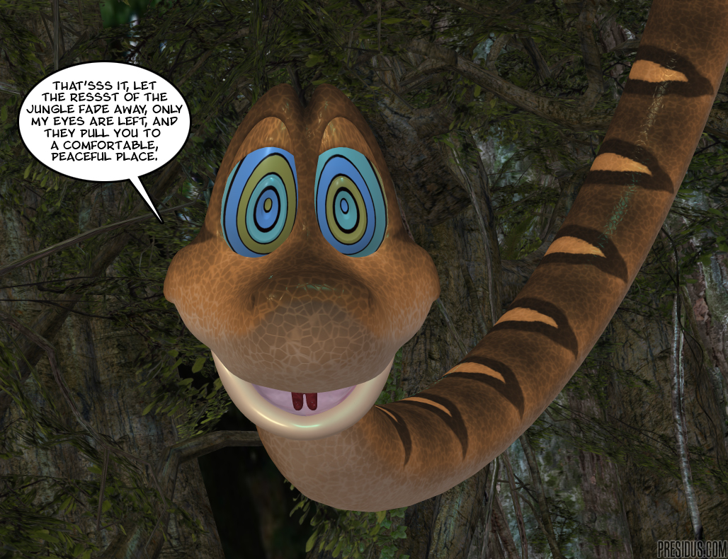 3d comic dead_source disney kaa nanda_(presidus) original presidus tagme text the_jungle_book