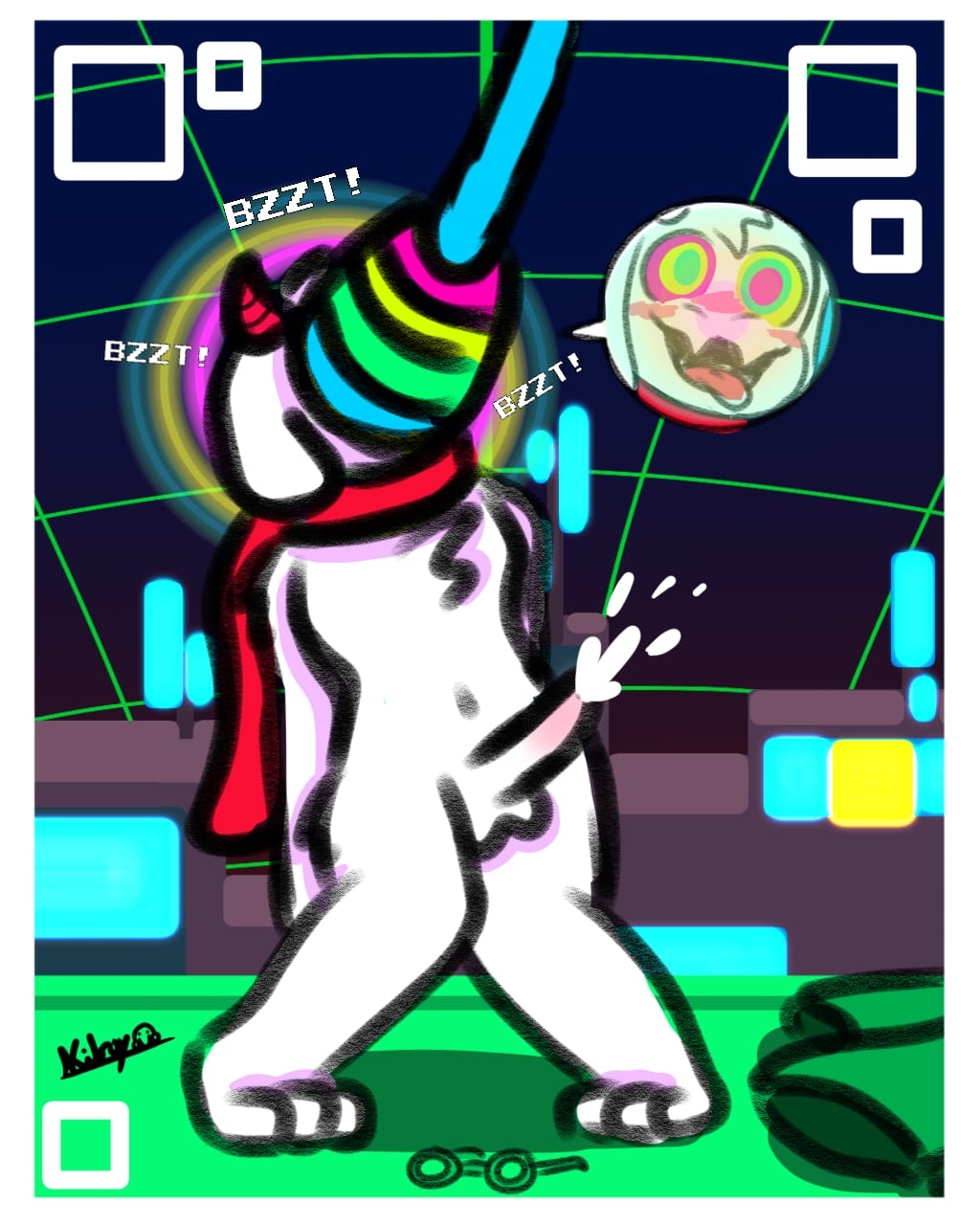 cum deltarune furry handsfree_ejaculation kilroylucy18 male_only malesub orgasm ralsei signature tagme werewire