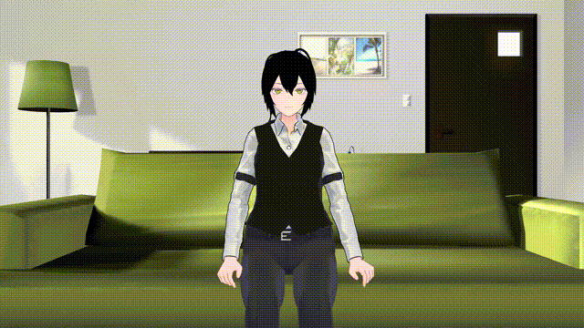 3d airmotor animated animated_gif arm_bands asymmetrical_eyelids belt black_hair boots chin_hold clothed couch crossed_eyes dress_shirt eye_roll eyes_held_open female_only femsub jeans milf mmd mrs._graves open_mouth pale_skin ponytail pov pov_dom resisting shirt sleep_command the_coffin_of_andy_and_leyley unfocused_eyes vest yellow_eyes