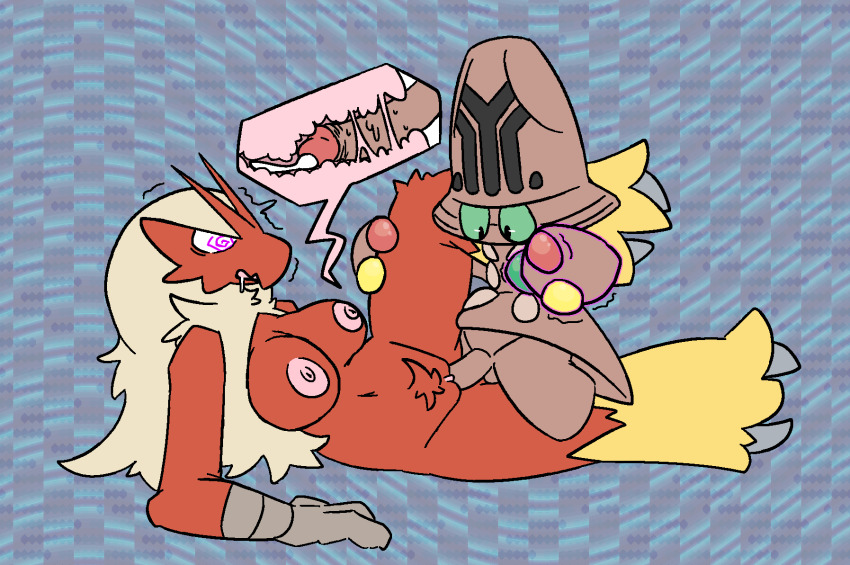 beheeyem blaziken drawfag femsub furry maledom nintendo nude penis pokemon pokemon_(creature) pussy spiral_eyes vaginal