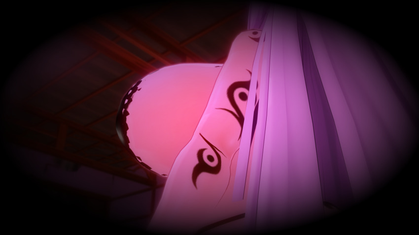 3d absurdres age_progression bedroom body_markings breast_expansion closed_eyes clothed complex_background corrupted_visuals corruption custom_maid_3d_2 dark_side_ruler demon_girl eldritch fate/grand_order fate_(series) female_only femdom femsub gloves glowing growth hair_growth horns huge_breasts long_hair mashu_kyrielight oni_girl pink_hair restrained sitting transformation yuri