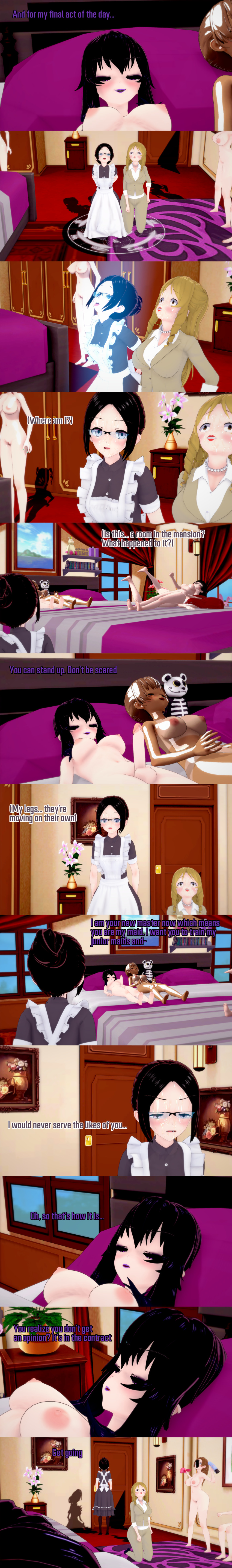 absurdres angry aware black_hair blonde_hair body_control breasts brown_eyes clothed cum cum_on_face dialogue english_text female_only femdom femsub futanari glasses green_eyes grey_eyes human_furniture jessica_(ophelia's_dollhouse) kneeling lila_(ophelia's_dollhouse) long_hair maid miss_anderson_(ophelia's_dollhouse) mother_and_daughter multiple_girls multiple_subs nipples nude nurse_whitney_(ophelia's_dollhouse) ophelia's_dollhouse ophelia_(ophelia's_dollhouse) penis purple_eyes sex_toy statue text virginia_westbrook_(ophelia's_dollhouse) zenin1