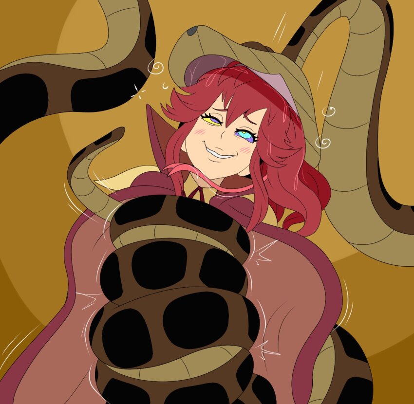 anna_(fire_emblem) coils disney femsub fire_emblem fire_emblem_three_houses happy_trance imminent_vore kaa kaa_eyes long_hair plsgts red_hair snake the_jungle_book