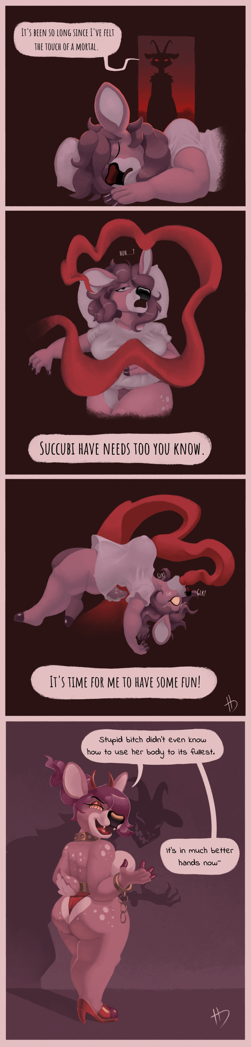 deer_girl demon furry high_heels hypnodoe possession succubus