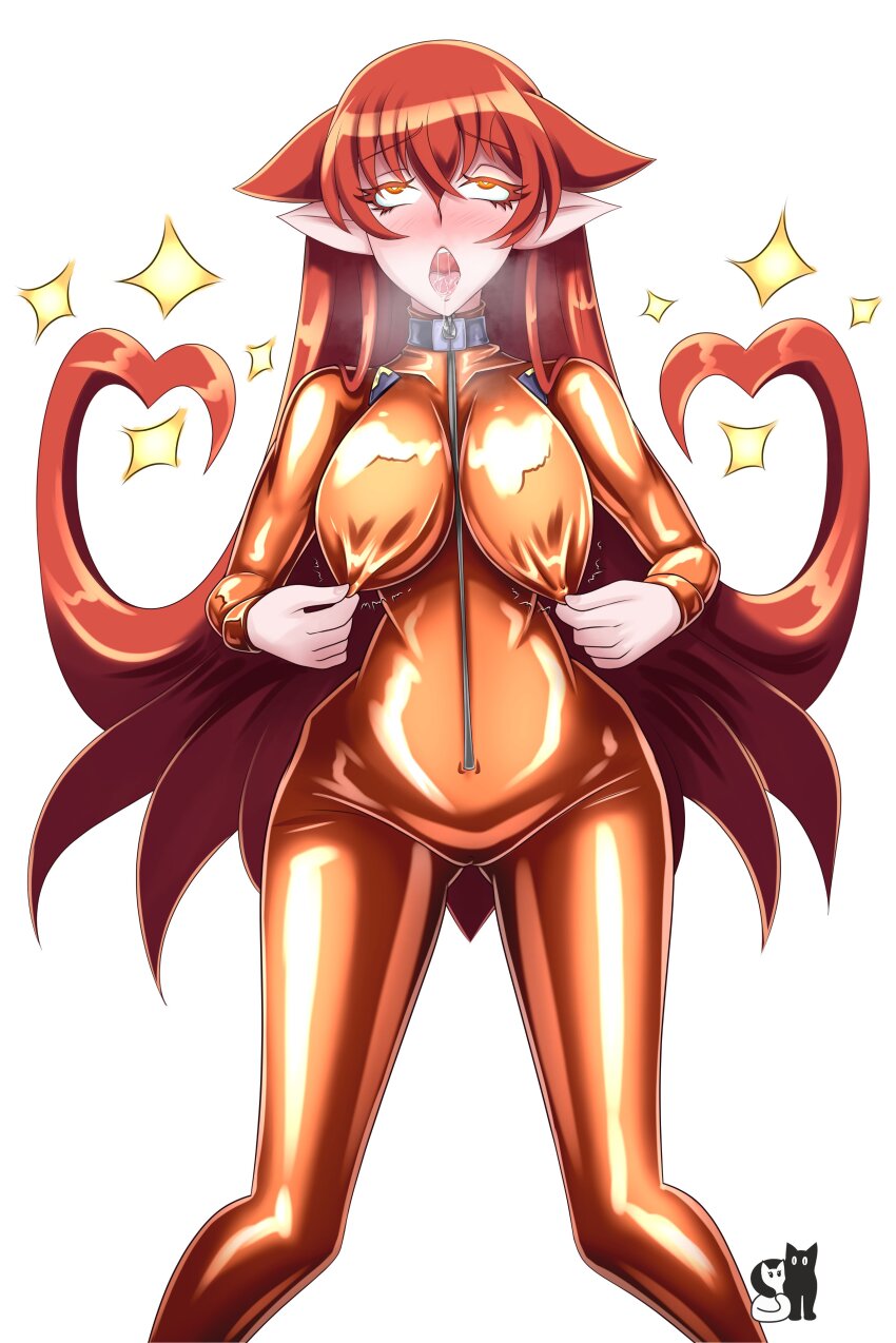 ameri_azazel femsub large_breasts latex long_hair mairimashita!_iruma_kun rosvo